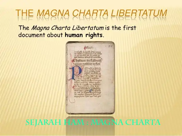 sejarah ham dan pengertian ham magna charta libertatum