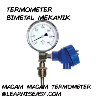 termometer bimetal mekanik - macam macam termometer