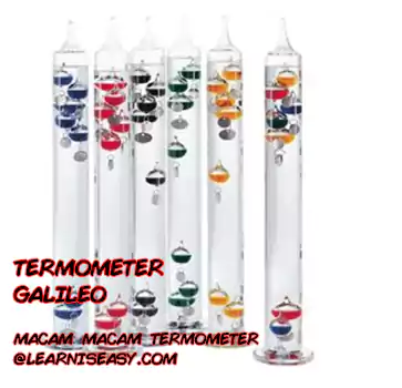 termometer galileo - jenis jenis termometer