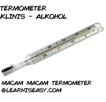 macam macam termometer dan jenis termometer
