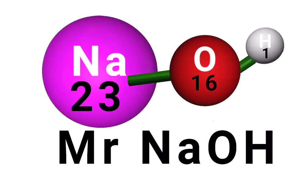 molekul NaOH