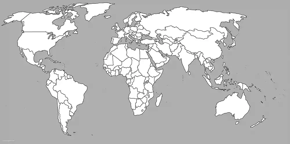 Gambar peta buta dunia ukuran besar download